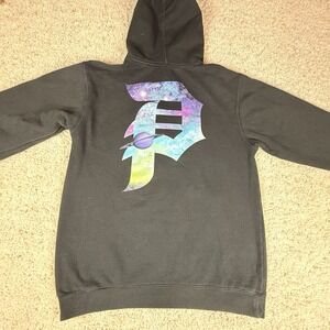 PRIMITIVE Men's Pullover Hoodie Black Size Small "Space P"